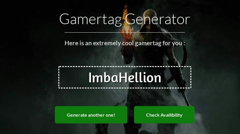 5 Best GamerTag Generators Best Unique And Cool Gamertags 