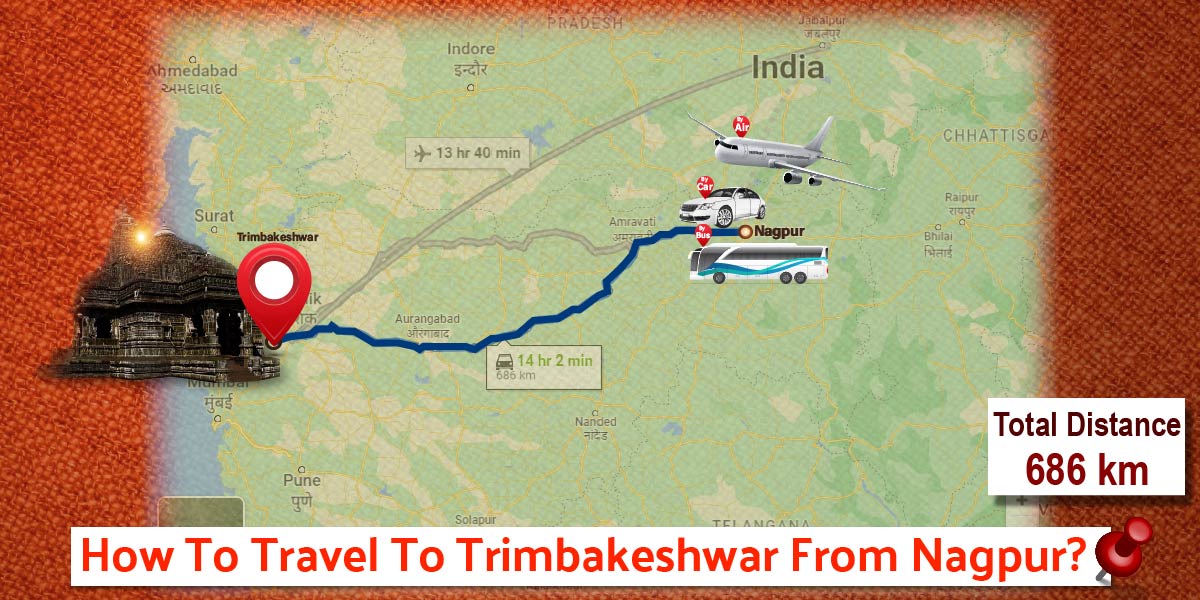 how to reach trimbakeshwar from nagpur?
