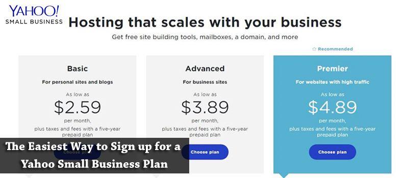 The Easiest Way To Sign Up For A Yahoo Small Business Plan