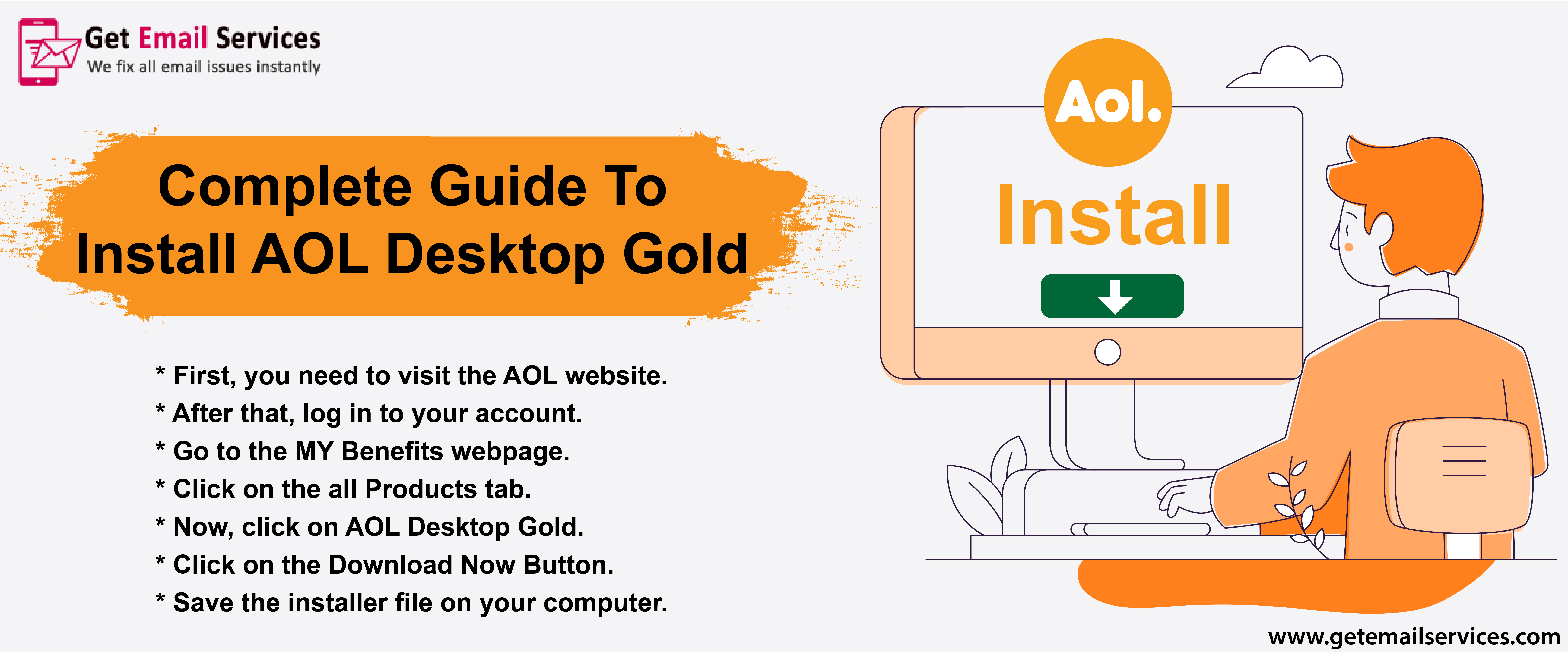 how install aol desktop gold