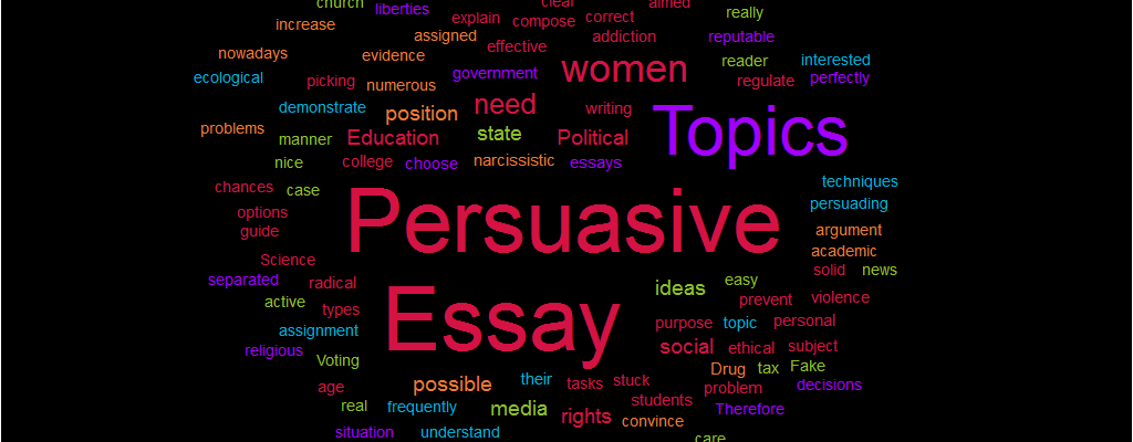 unique persuasive essay topics